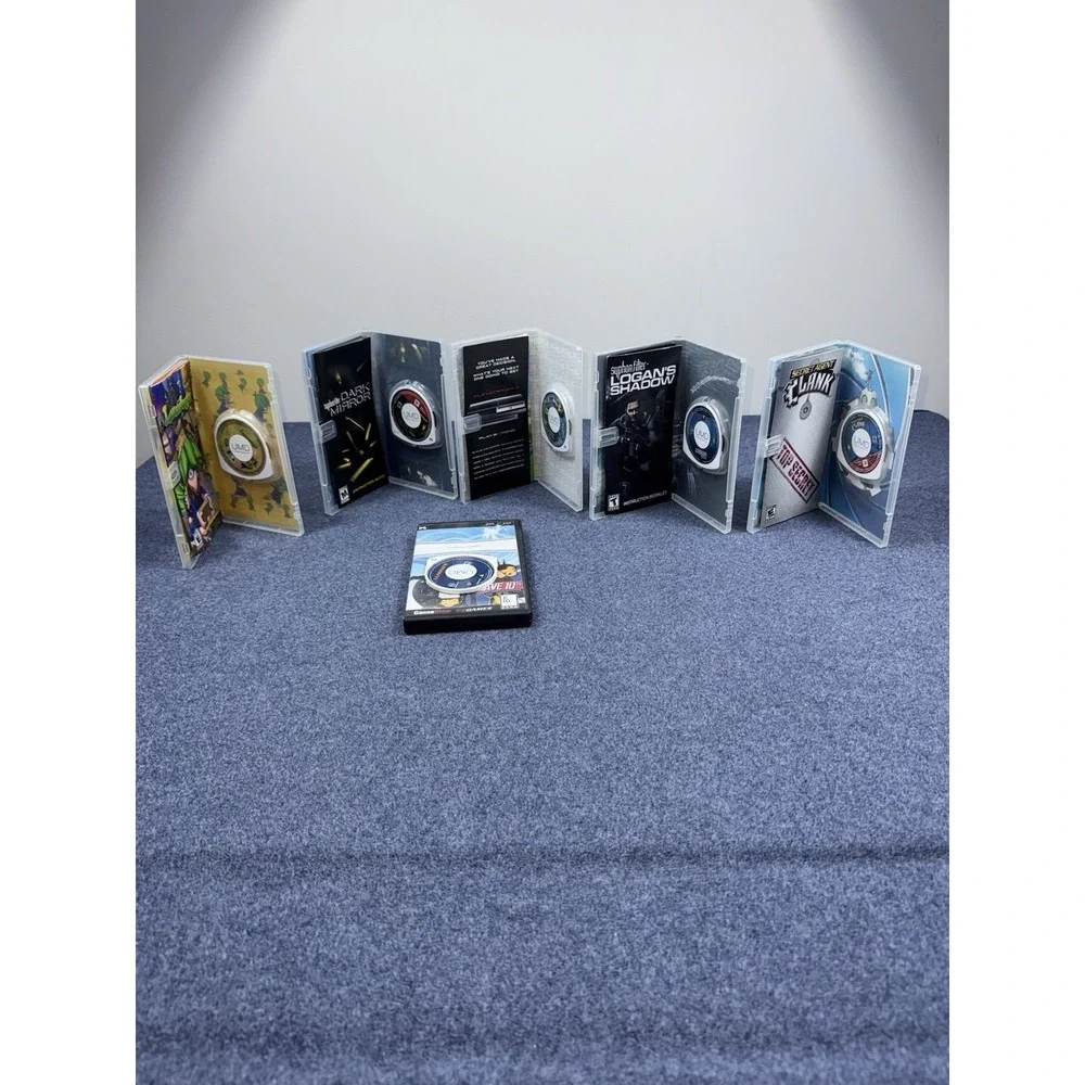 Lot Of 6 PSP Games Sony PlayStation Portable Variety Tested Clean!